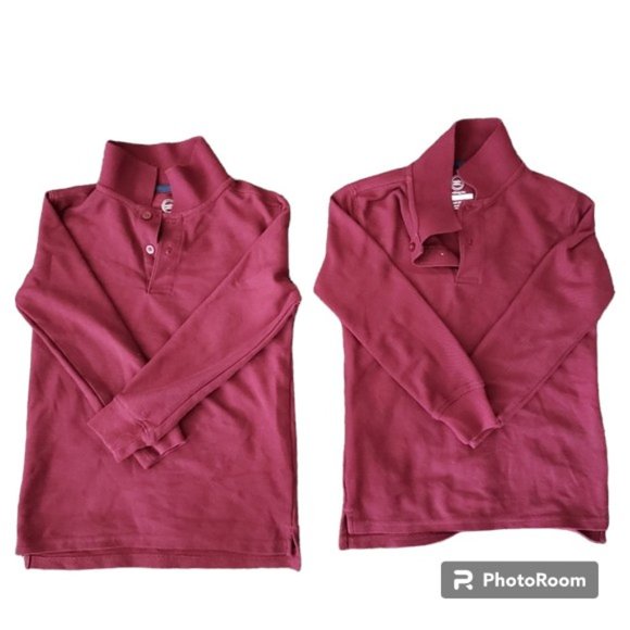 School Uniform Polo Shirt Size 6-7 Lot of 2 - Picture 1 of 2